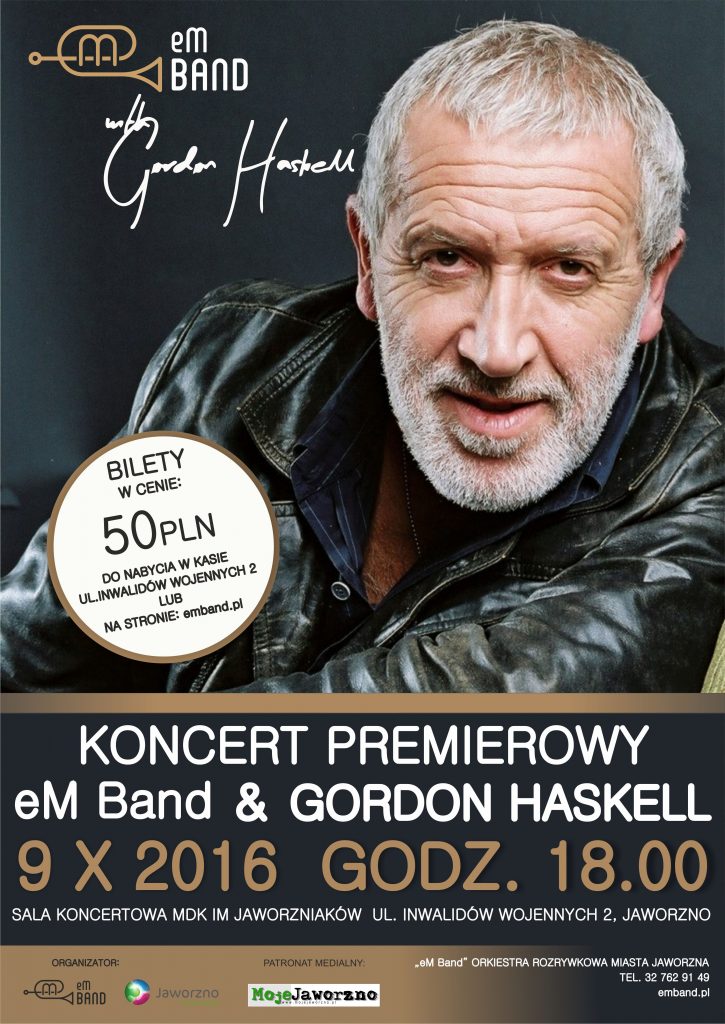 Koncert premierowy eM Band & Gordon Haskell