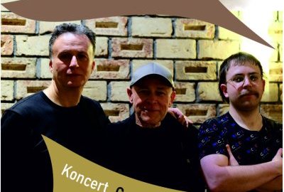 plakat obrazujący koncert Grzegorz kapołka Trio