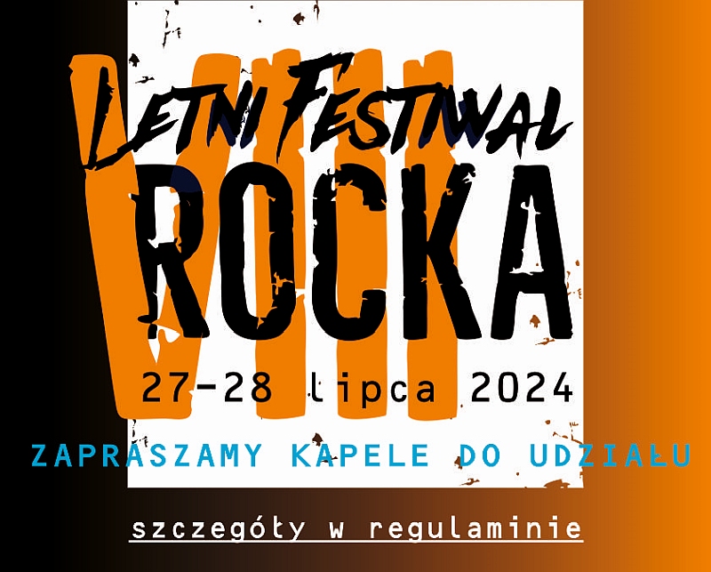 Plakat do wydarzenia 8 Letni Festiwal Rocka