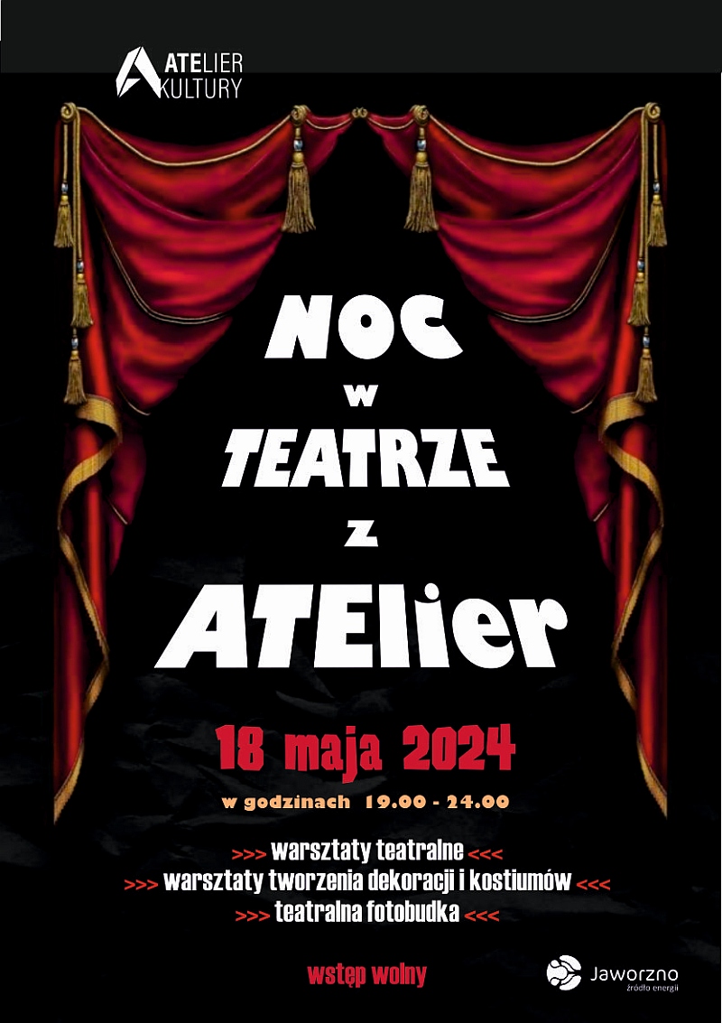 Plakat do wydarzenia - NOC w Teatrze