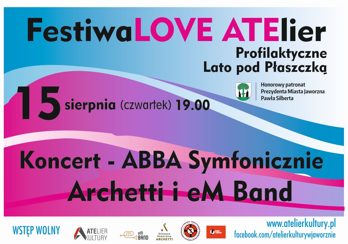 Plakat do wydarzenia - koncert ABBA Symfonicznie